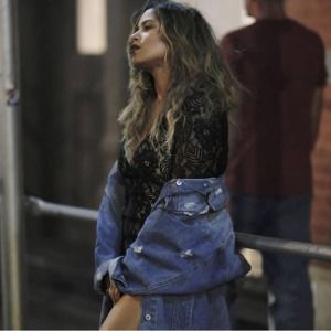 Black & Ivory Lace Romper